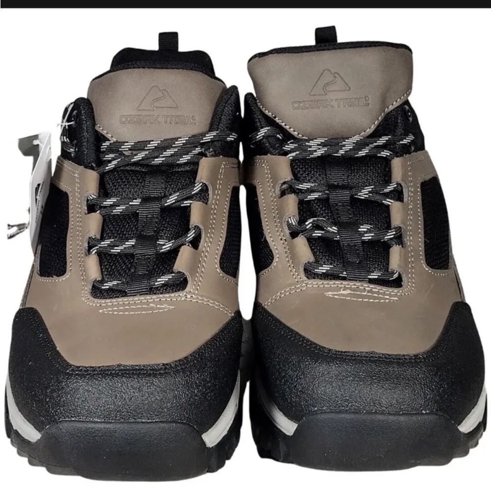Ozark Trail Stone Men's Hiker Walking Running Shoes, Taupe Black  New